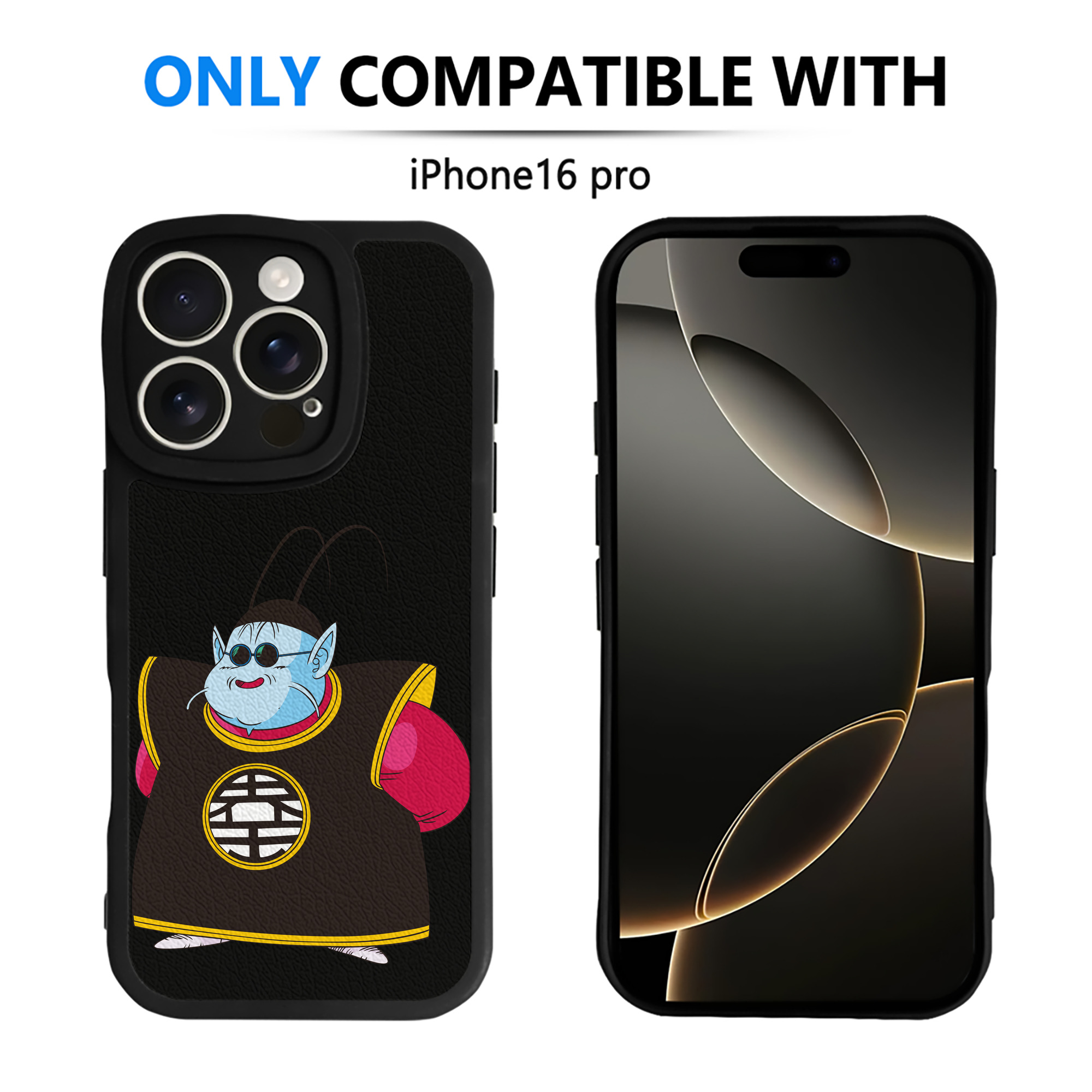 （画像用） ドラゴンボール DRAGON BALL 【iPhone 16シリーズ対応】シリコンスマホケース（レザー調） 材質：シリコン
